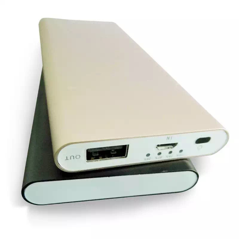 Popular single U-Band LED light polymer mobile power supply power bank shell